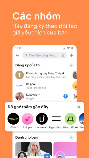 VK: mạng xã hội screenshot