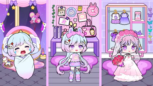 Vlinder Doll: trò chơi con gái screenshot