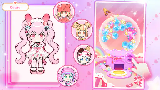 Vlinder Gacha:doll dress up screenshot