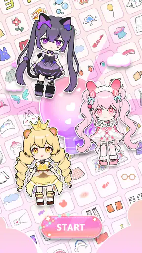 Vlinder Gacha:doll dress up screenshot