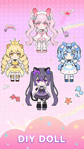 Vlinder Gacha:doll dress up screenshot