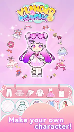 Vlinder Gacha:doll dress up screenshot
