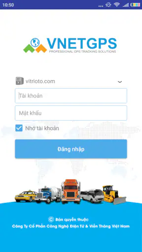 VNET GPS screenshot