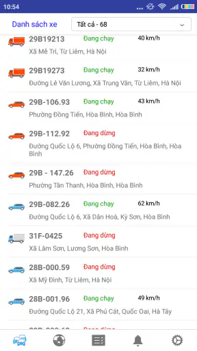 VNET GPS screenshot