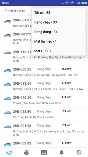 VNET GPS screenshot