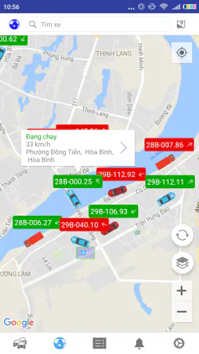 VNET GPS screenshot