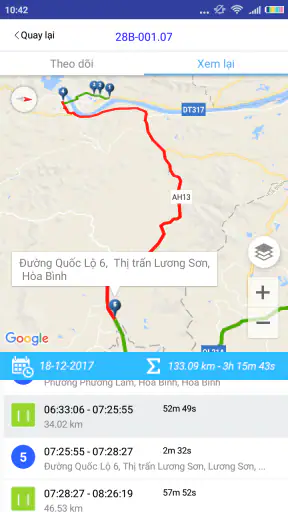 VNET GPS screenshot