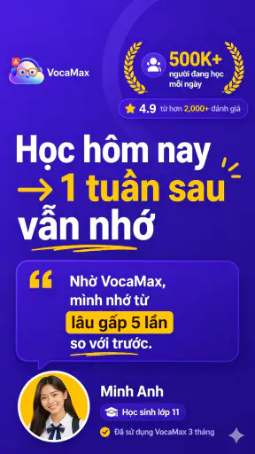 VocaMax: Tự Học Tiếng Anh screenshot