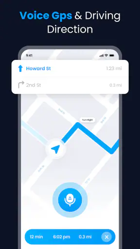 Voice GPS & Driving Directions screenshot