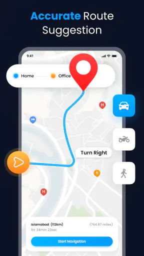 Voice GPS & Driving Directions screenshot