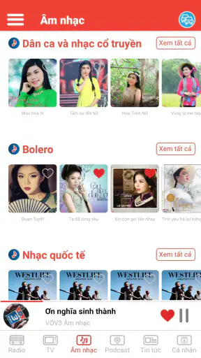 VOV Media Online screenshot