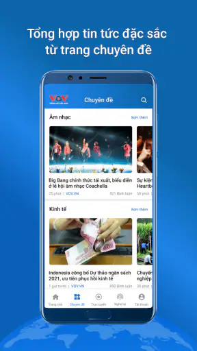 VOV - Tiếng nói Việt Nam screenshot