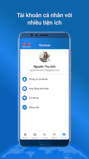 VOV - Tiếng nói Việt Nam screenshot