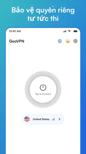 VPN nhanh và an toàn: GeoVPN screenshot