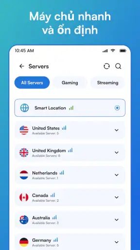 VPN nhanh và an toàn: GeoVPN screenshot