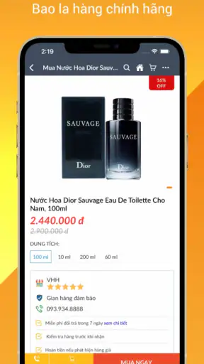 Vua Hàng Hiệu - Săn hàng hiệu screenshot