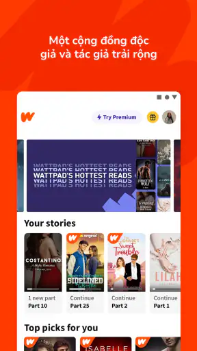 Wattpad - Đọc & Viết Truyện screenshot