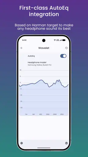 Wavelet: headphone equalizer screenshot