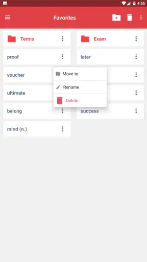 Webster's Thesaurus screenshot