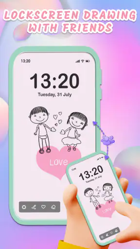 WeDraw: Lockscreen Drawing screenshot