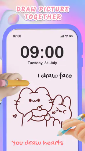 WeDraw: Lockscreen Drawing screenshot