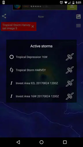 Wind Map Hurricane Tracker, 3D screenshot