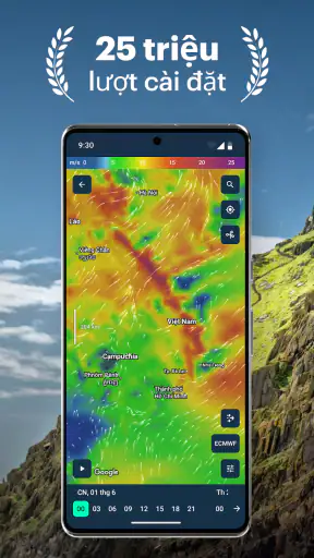Windy.app - dự báo thời tiết screenshot