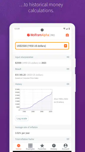 WolframAlpha screenshot