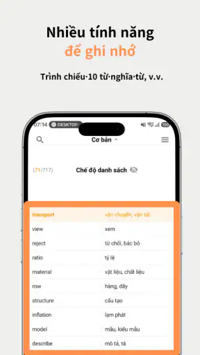 WORD POP: từ vựng - TOEIC THPT screenshot