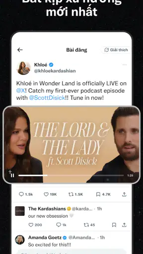 X (Trước đây là Twitter) screenshot