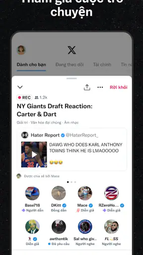 X (Trước đây là Twitter) screenshot