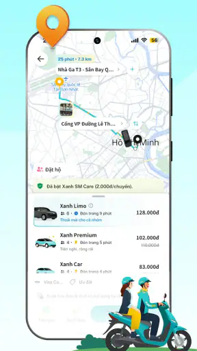 Xanh SM: Đặt xe điện screenshot