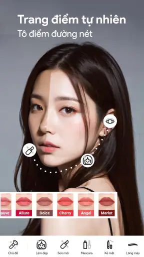 XBeauty: Selfie Trang điểm mặt screenshot