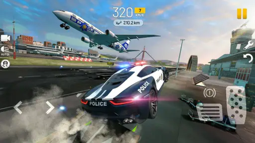 xe cảnh sát lái xe trò chơi screenshot