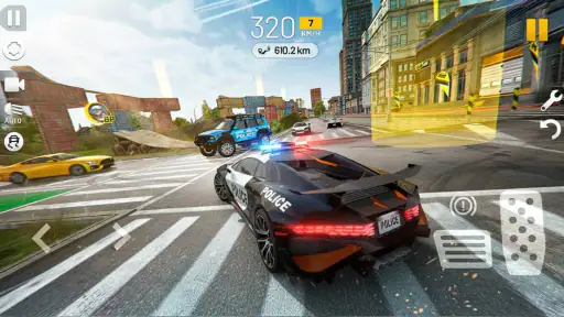 xe cảnh sát lái xe trò chơi screenshot