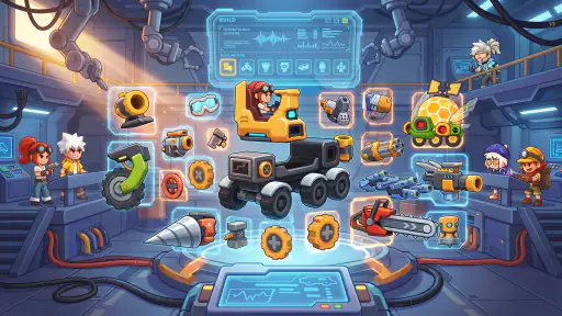 Xe Chiến Đấu: Xây & Đánh screenshot