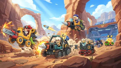 Xe Chiến Đấu: Xây & Đánh screenshot