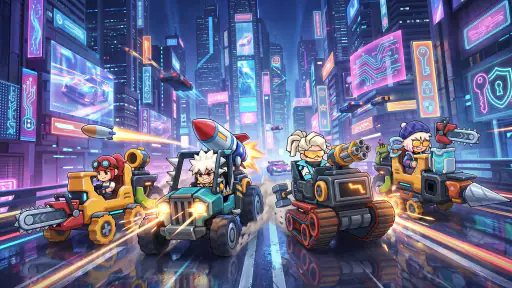 Xe Chiến Đấu: Xây & Đánh screenshot