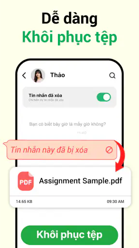 Xem Tin Nhắn Dã Xóa screenshot