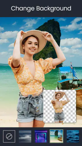 Xoá phông ảnh thay đổi nền ảnh screenshot