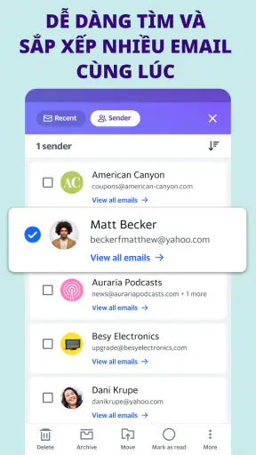 Yahoo Mail – Luôn giữ tổ chức! screenshot