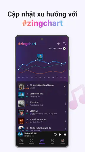 Zing MP3 screenshot
