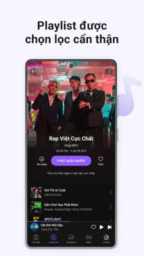 Zing MP3 screenshot