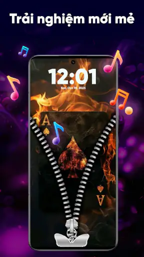 Zipper Lock Screen - Zip Lock screenshot