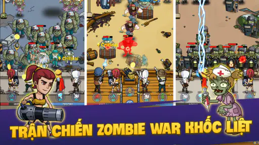 Zombie War Đại chiến thủ thành screenshot